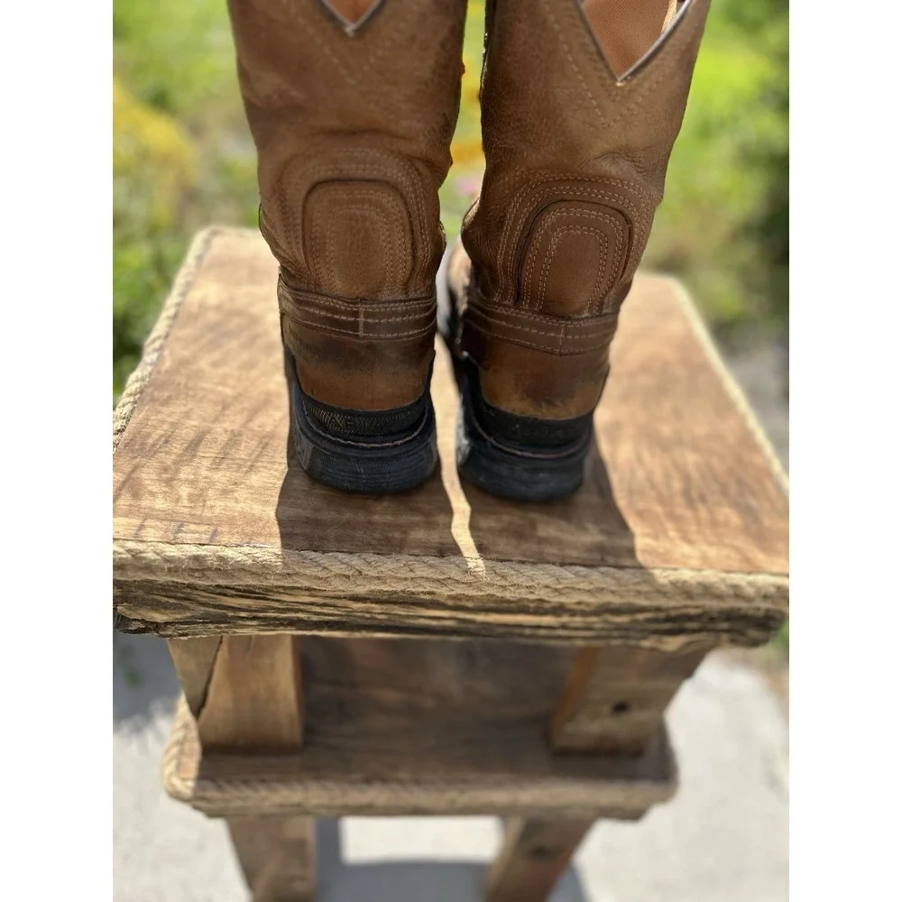 Ariat Work Waterproof Composite Toe Pull On Boots Men's 10EE Brown EH ASTM F2413